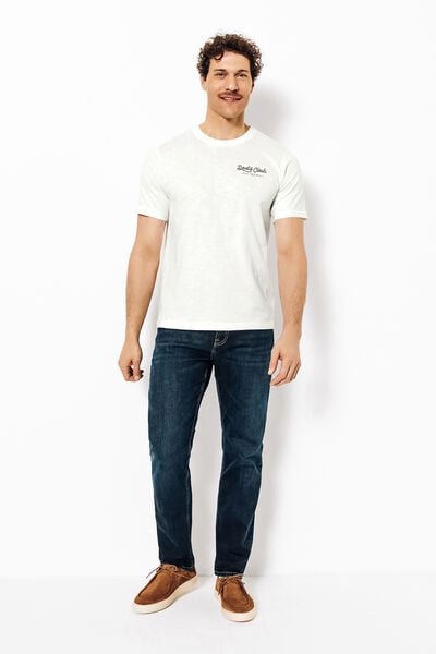 Tee shirt f&ecirc;te brod&eacute; en coton