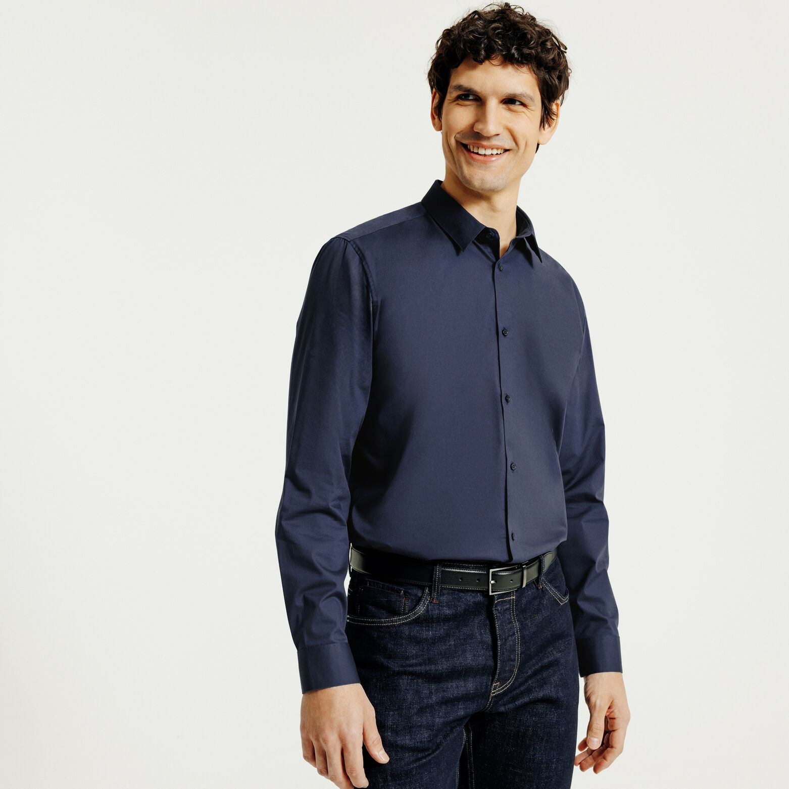 Chemise regular unie