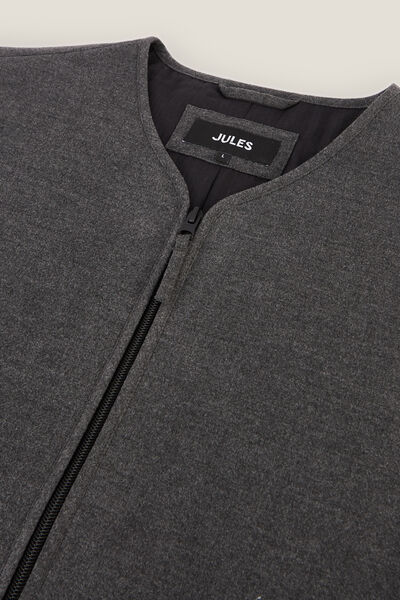 Gilet sans manche en flanelle