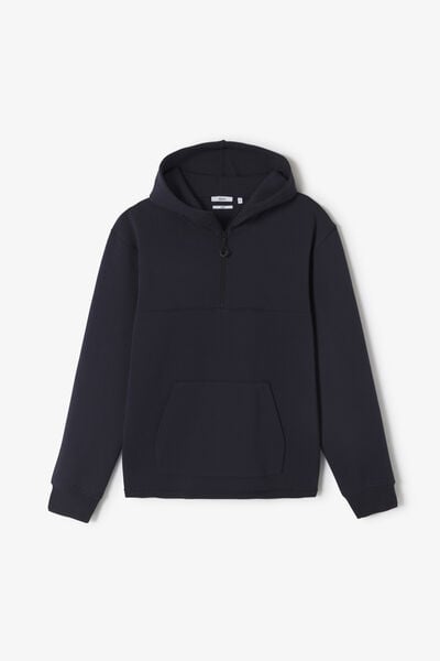 Sweat &agrave; capuche zipp&eacute; cordons