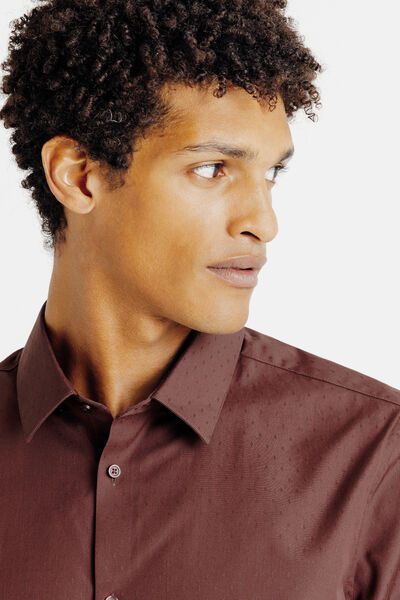 Chemise repassage facile slim coton