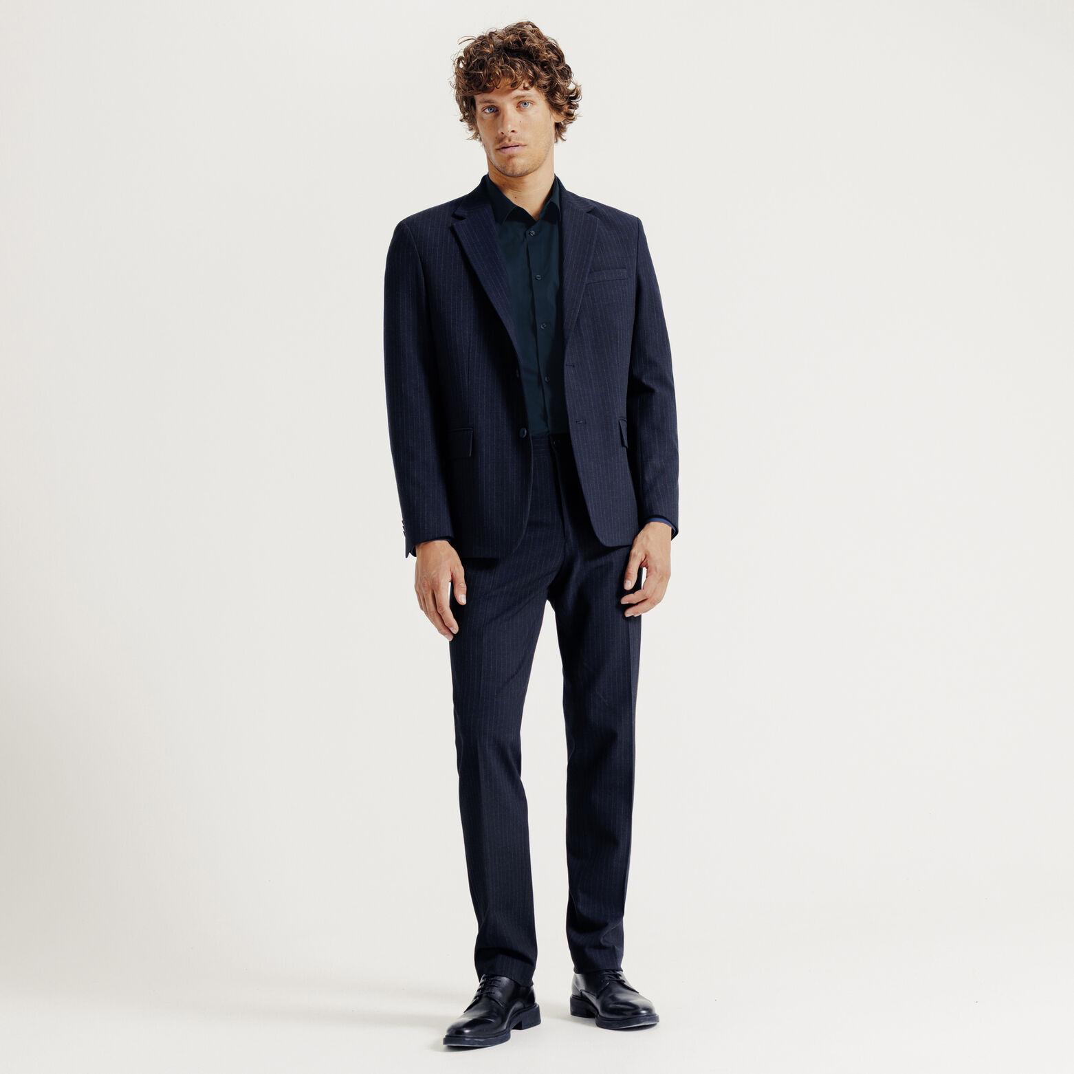 Chemise regular unie coton