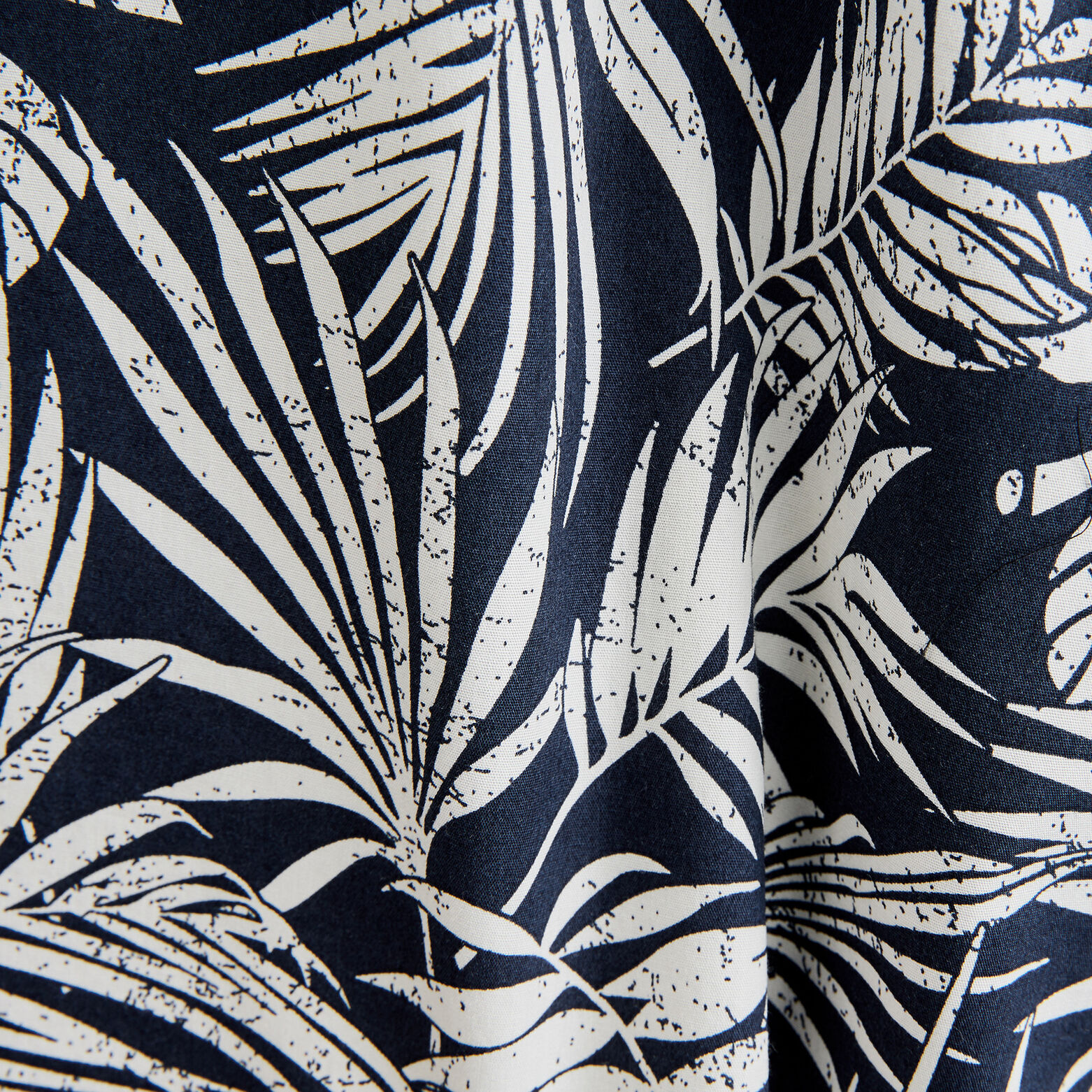 Regular hemdje met palmenprint, katoen