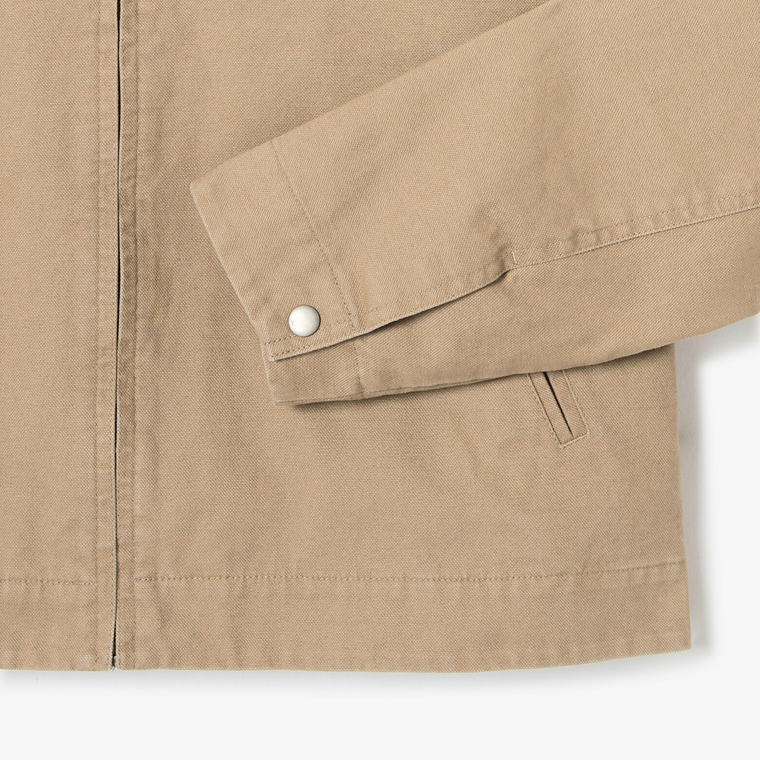 Jack voor tussenseizoen met hemdskraag