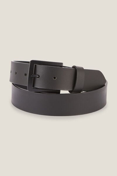 Ceinture en cuir &agrave; boucle