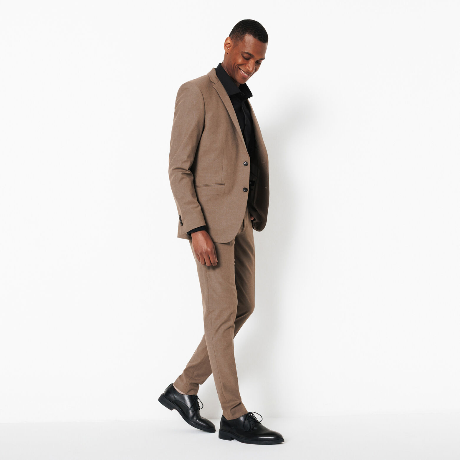 Chemise sans repassage en coton