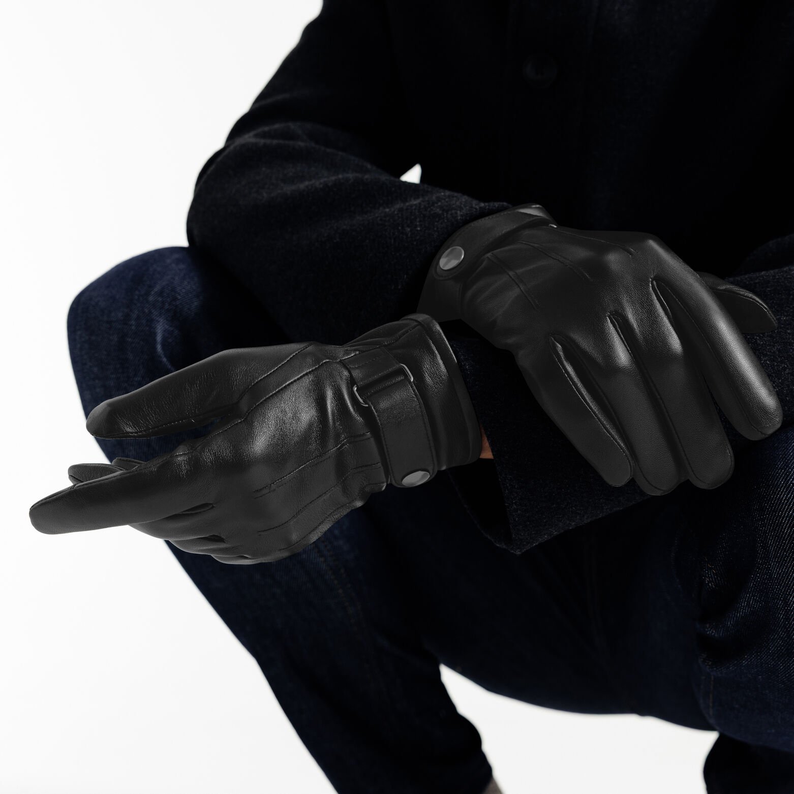 Gants en cuir