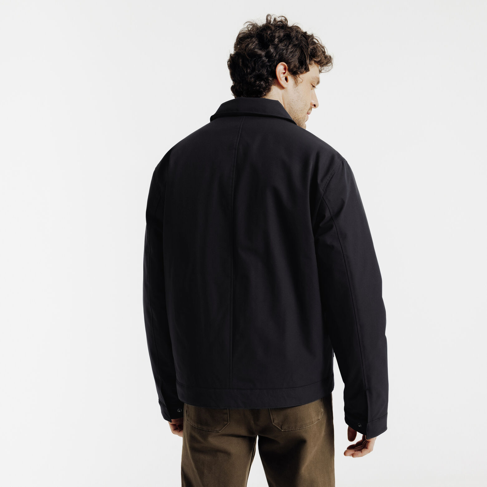 Blouson col chemise rembourr&eacute;