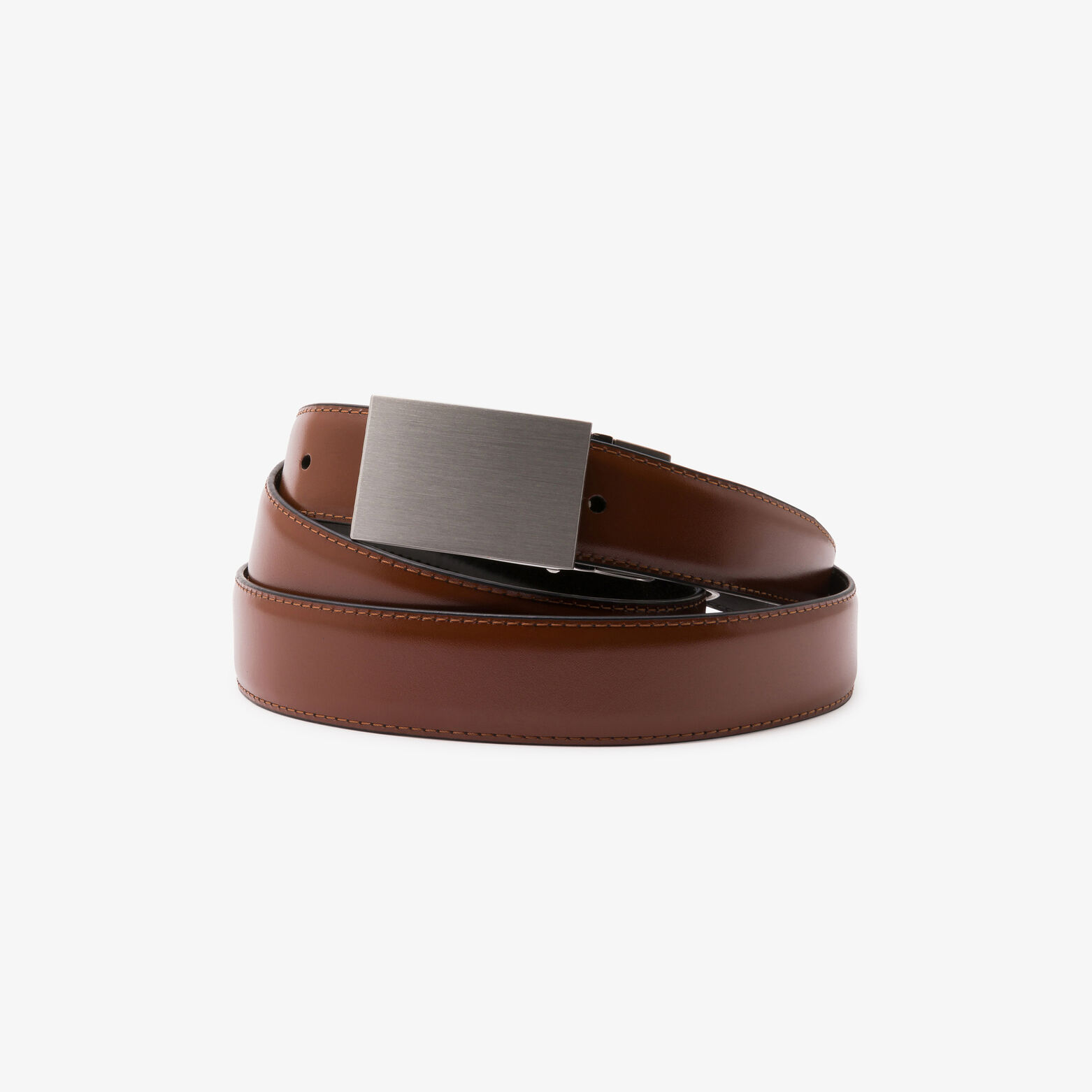 Coffret ceinture r&eacute;versible avec plaque et boucle