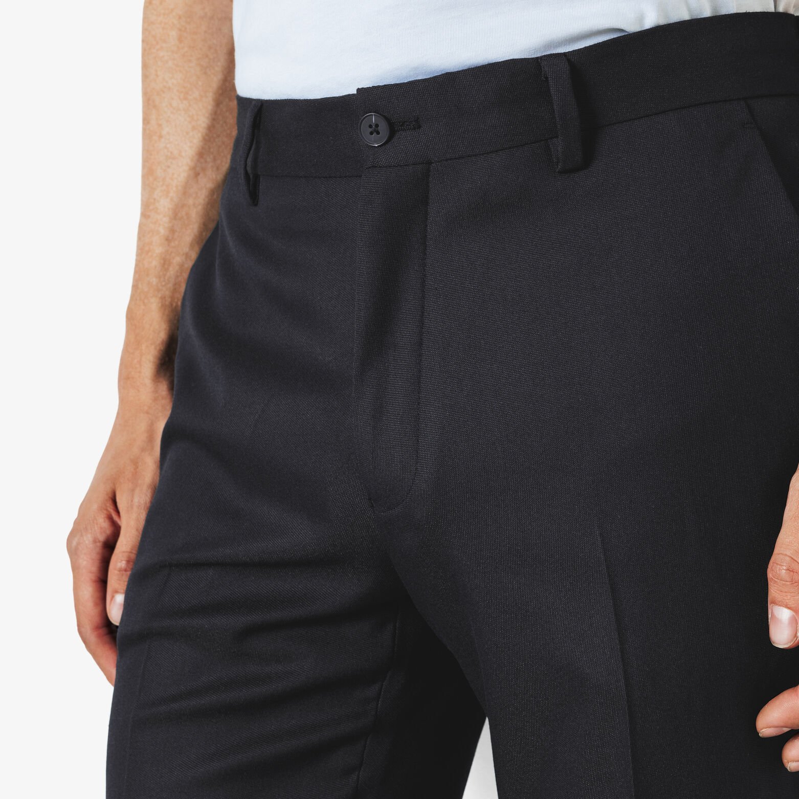 Pantalon de costume slim uni