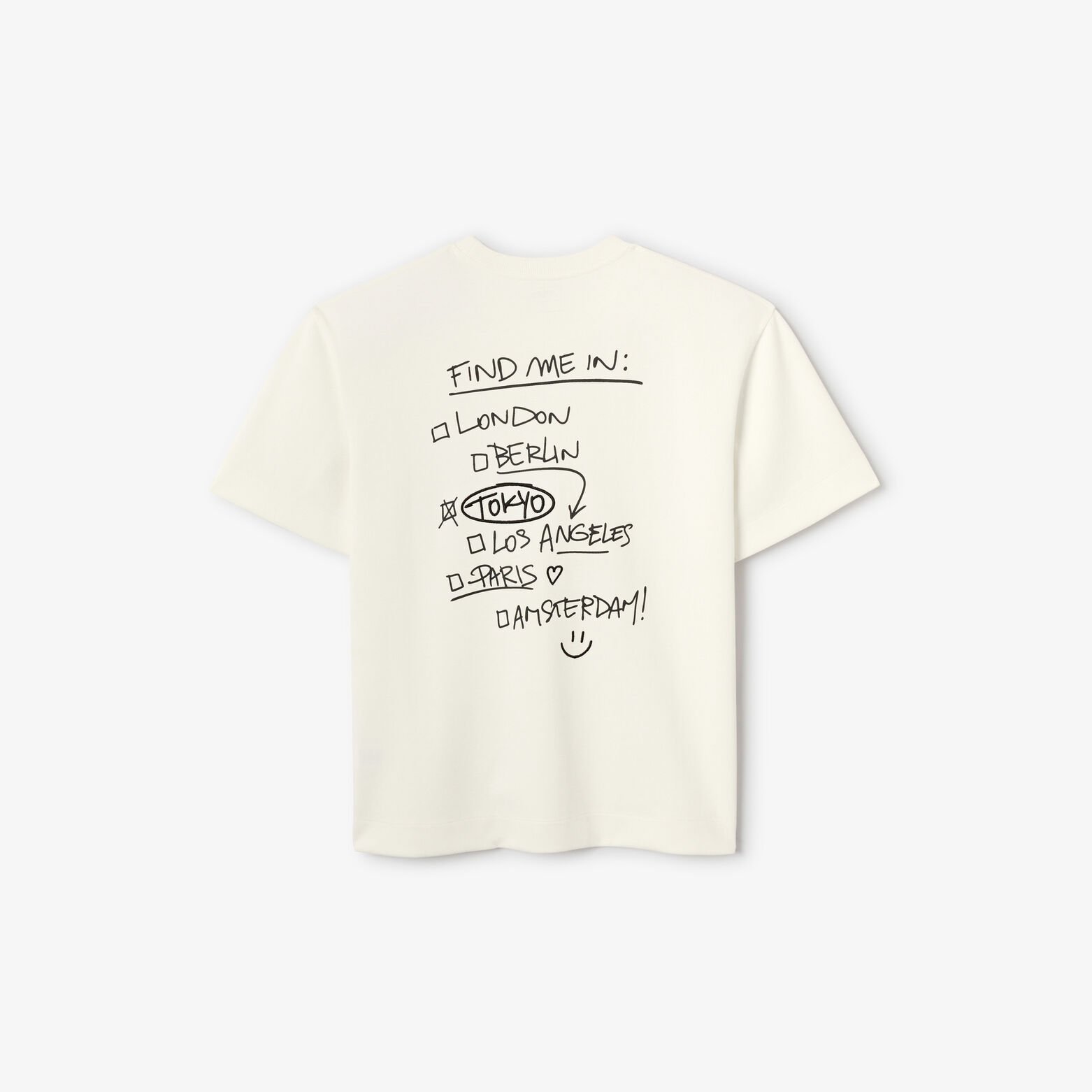 Tee shirt imprim&eacute; devant dos