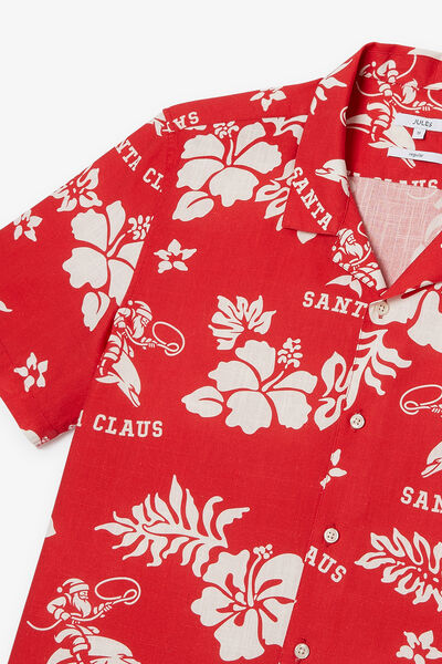 Chemisette regular imprim&eacute; coton