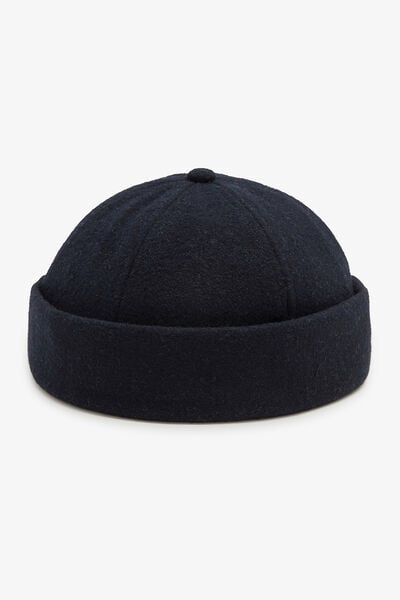 Casquette sans visi&egrave;re en flanelle