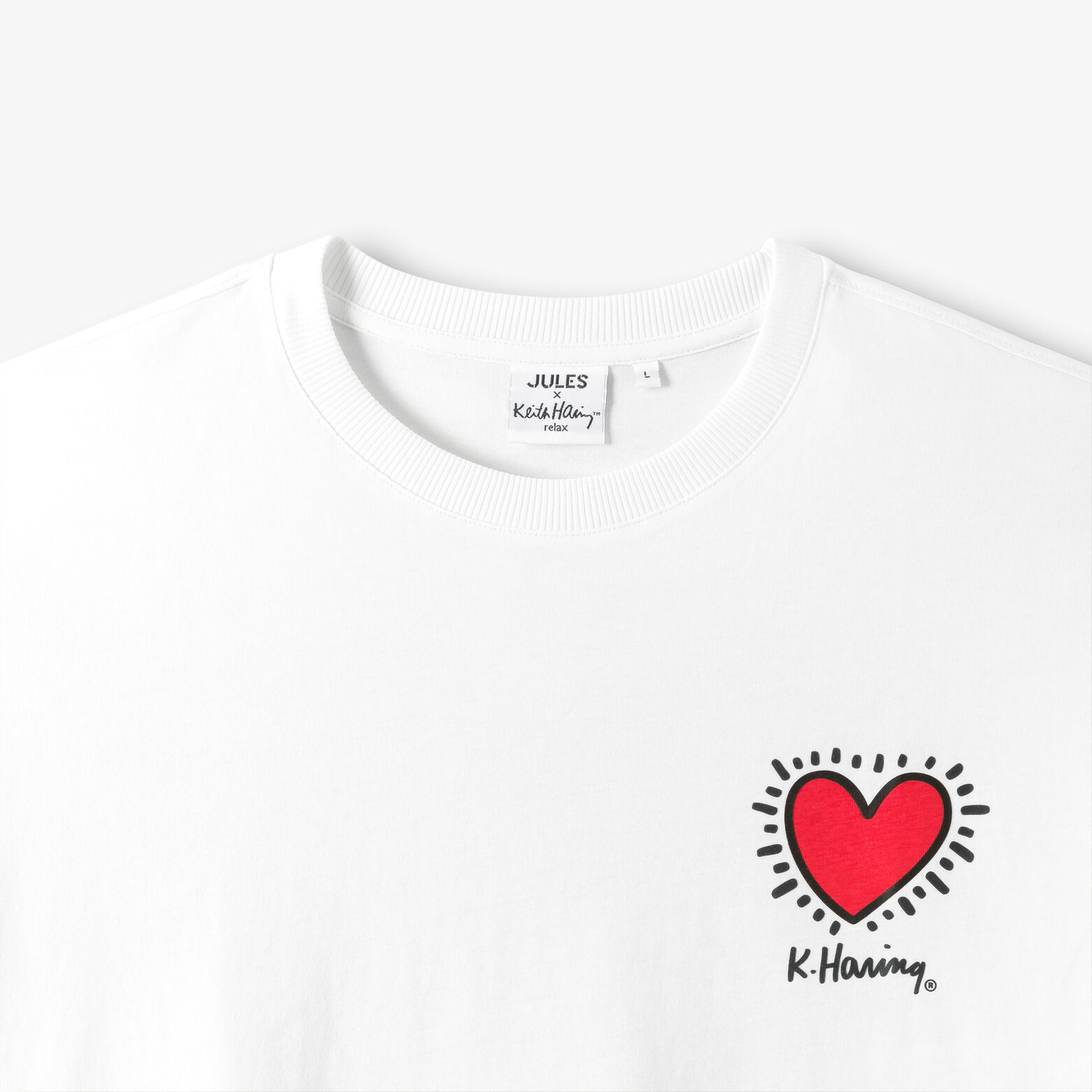 Tee shirt imprim&eacute; licence Keith Haring