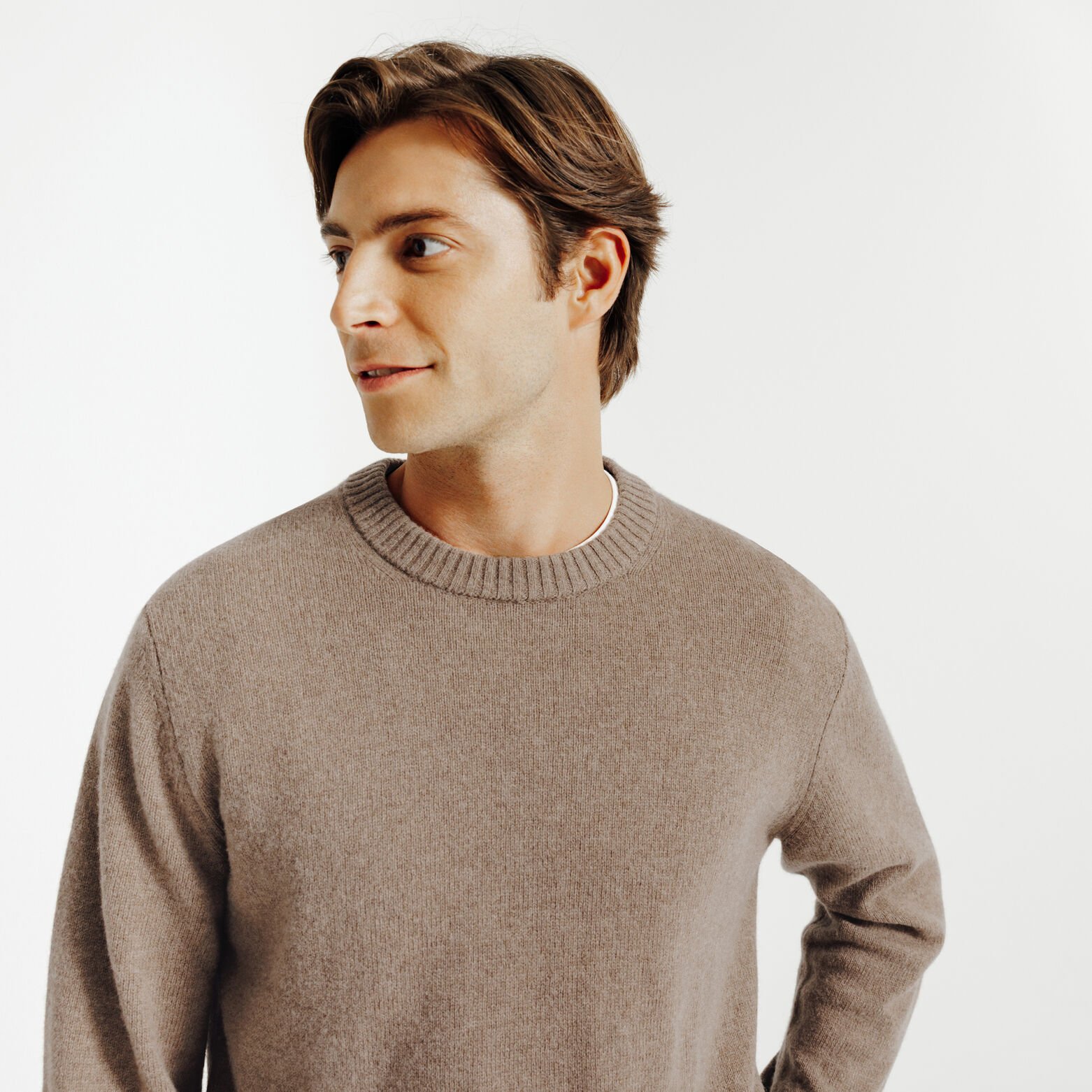 Pull col rond lambswool