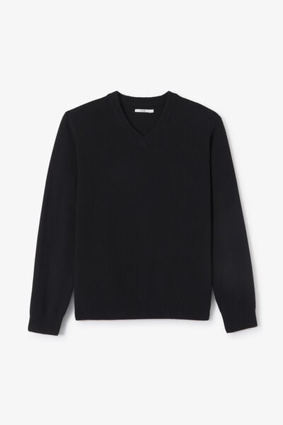 Pull col v lambswool