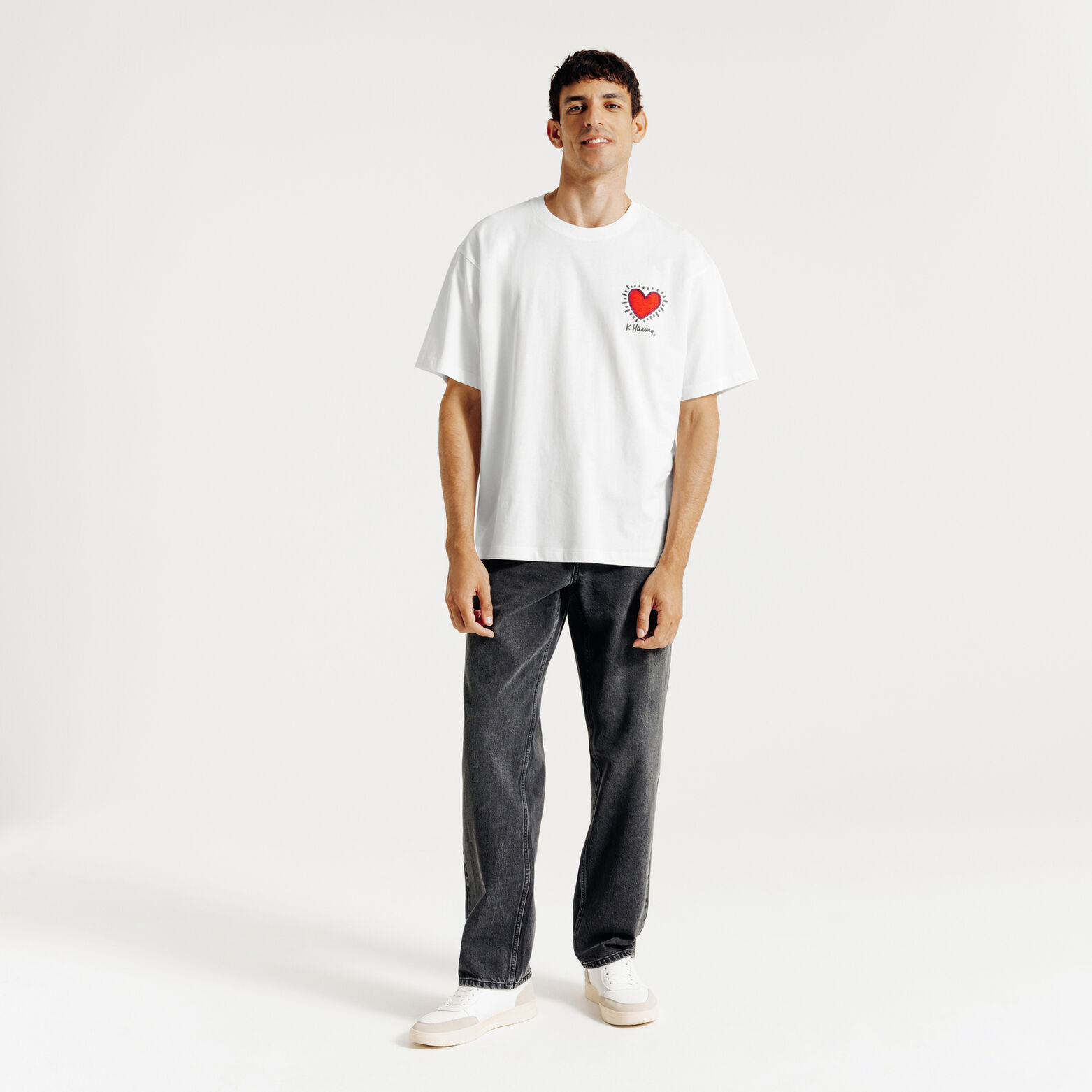 Tee shirt imprim&eacute; licence Keith Haring