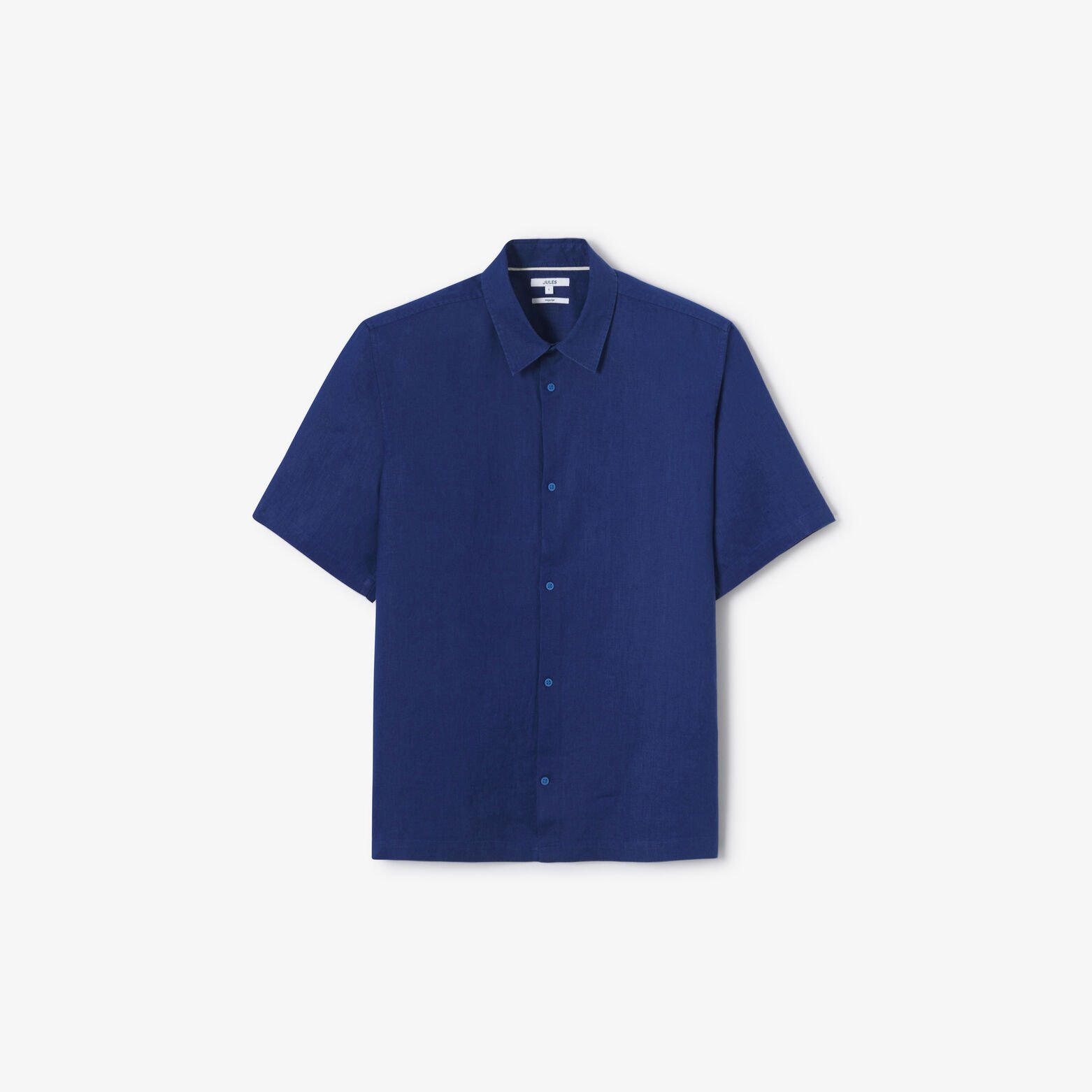 Chemisette en coton lin unie