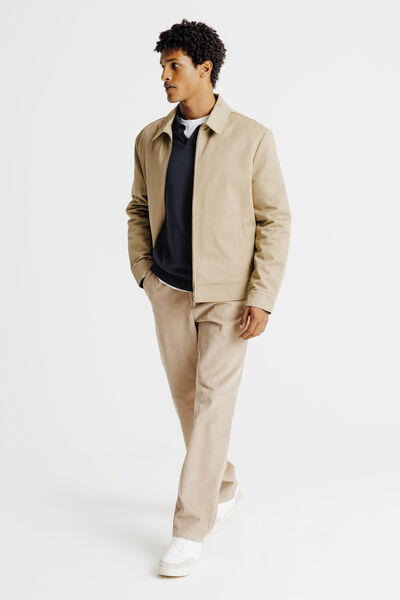 Polo en maille manches longues col resort