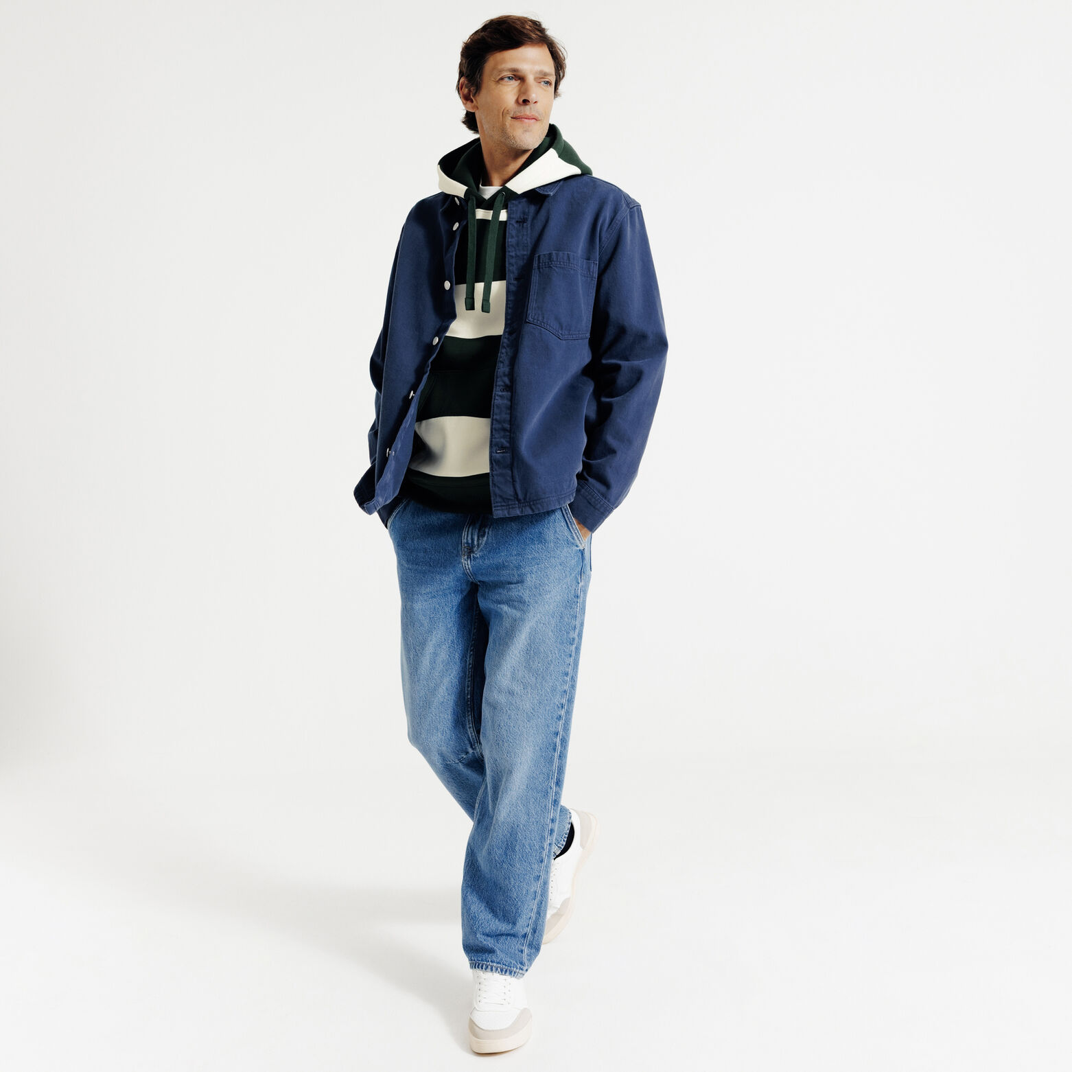 Sweat &agrave; capuche ray&eacute;