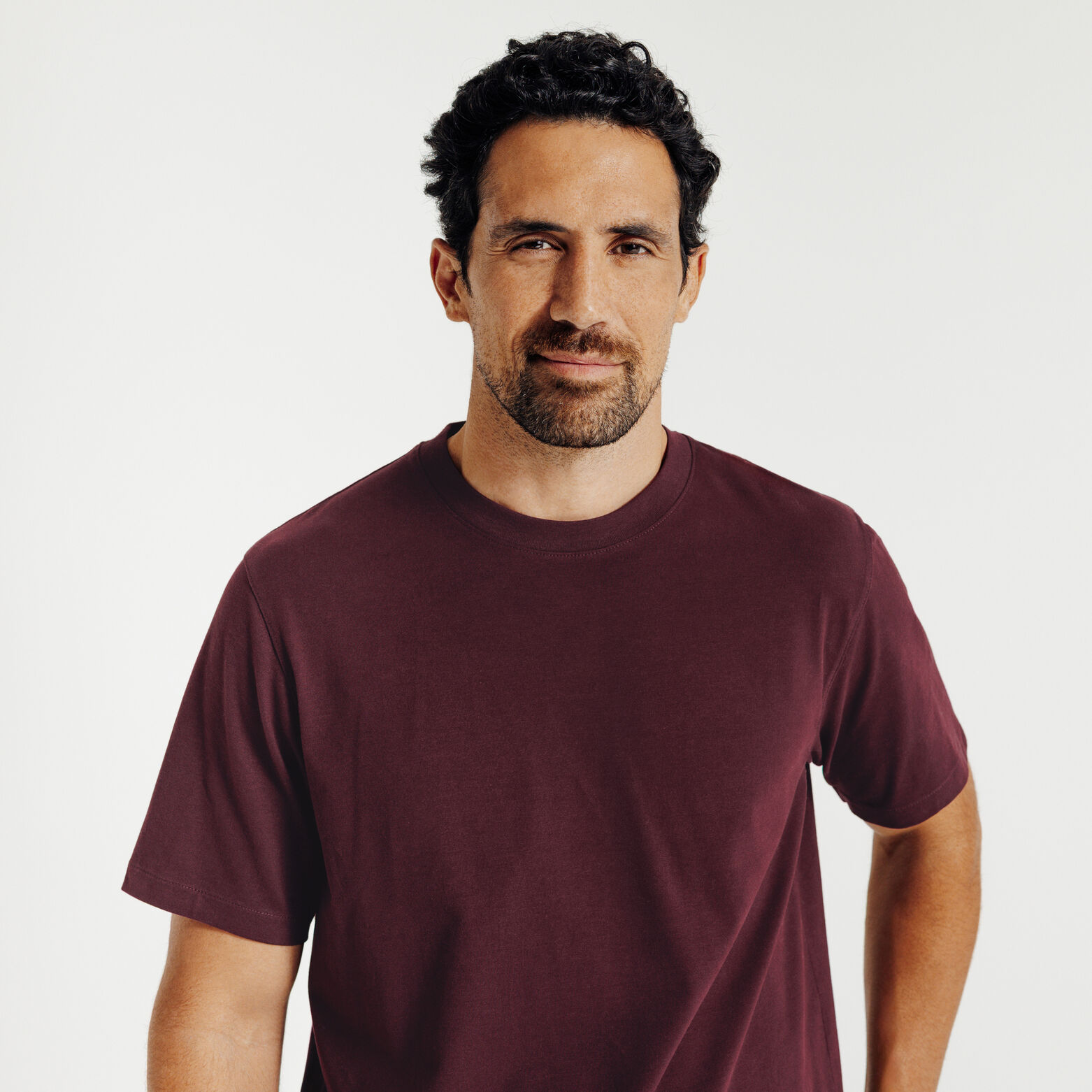 Tee shirt mati&egrave;re douce col rond