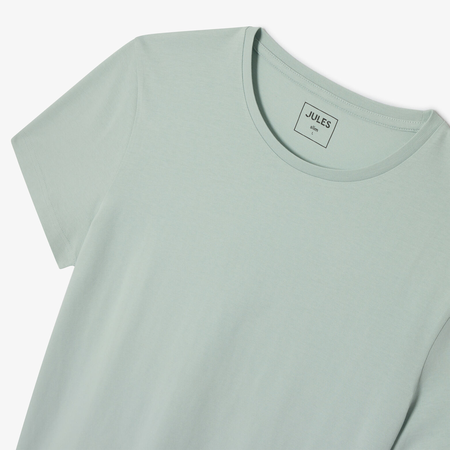 Tee shirt en coton col rond basique