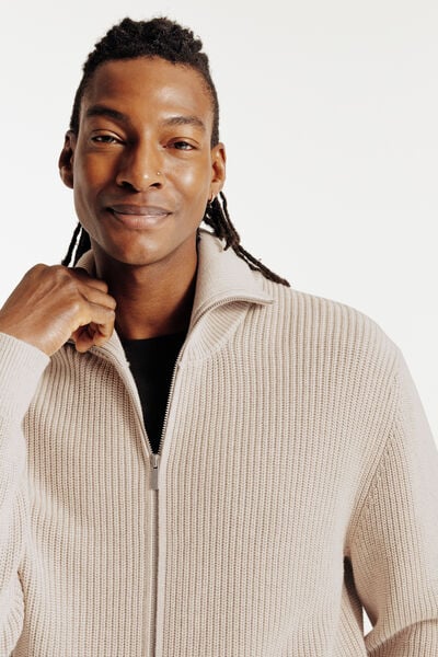 Gilet zipp&eacute; col camionneur