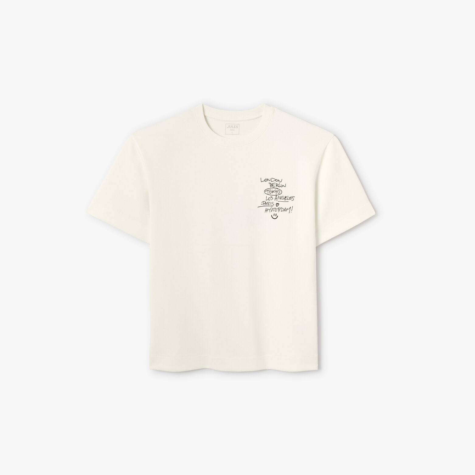 Tee shirt imprim&eacute; devant dos