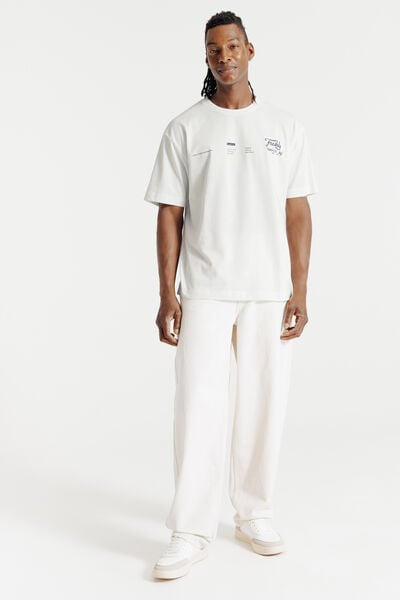 Tee shirt imprim&eacute; devant et dos citron