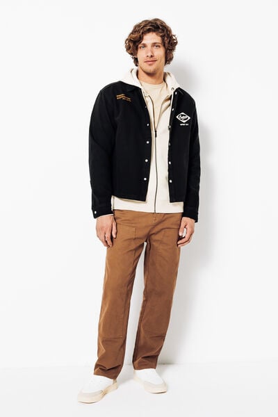 Sweater met kap en rits