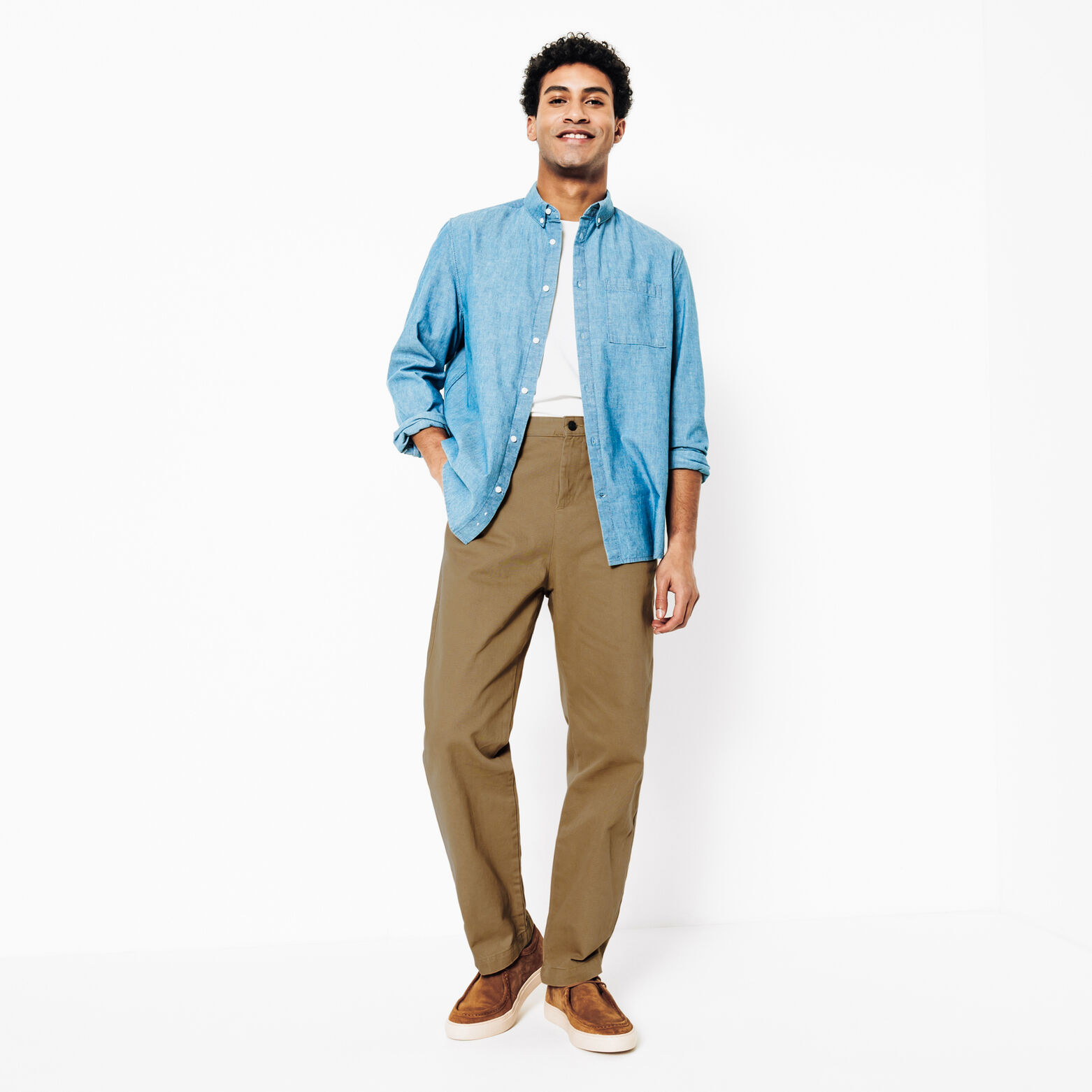 Loose fit chinobroek