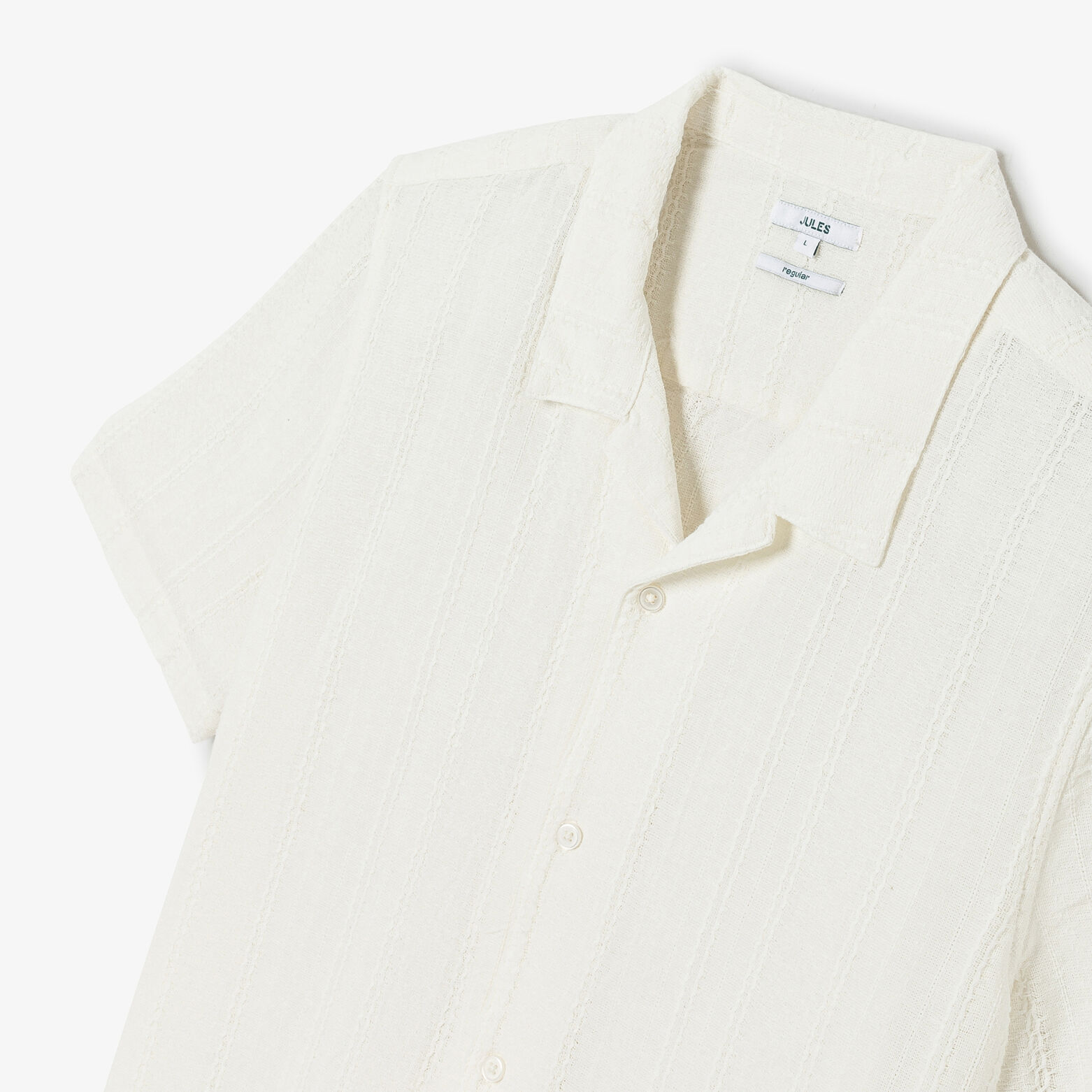 Chemisette en coton jacquard