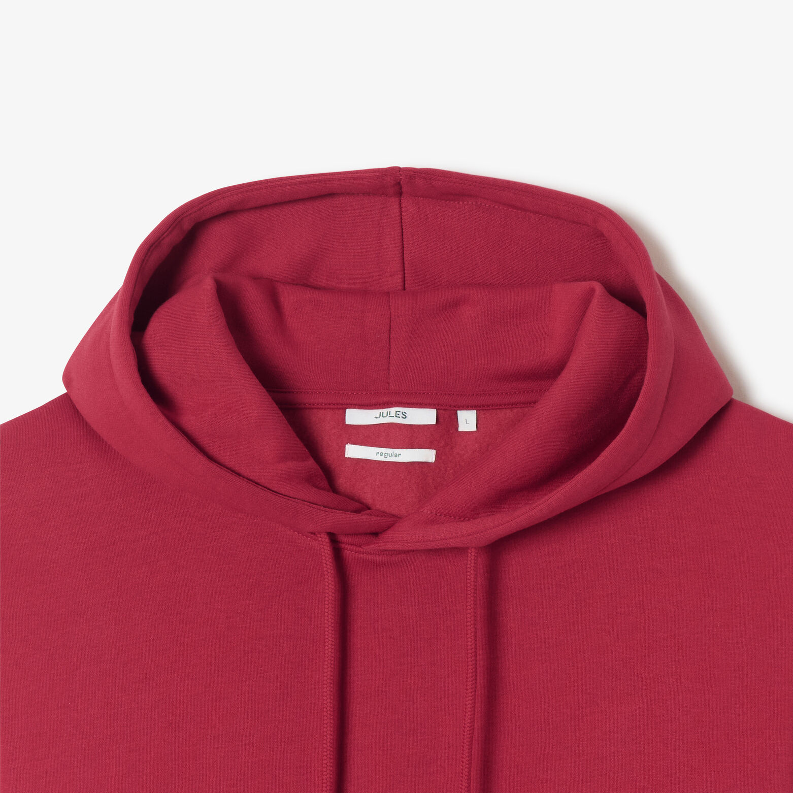 Effen sweater met kap