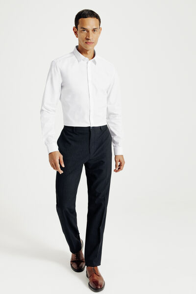 Extra slim fit effen hemd