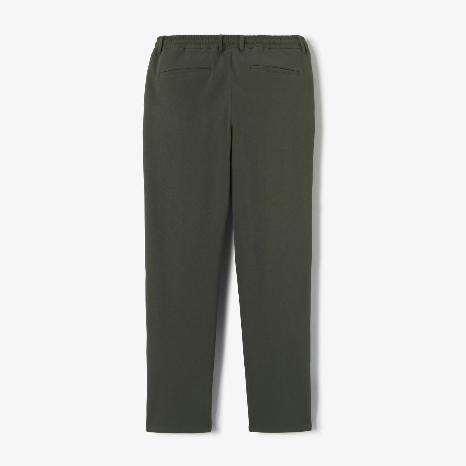 Tapered fit chinobroek in tricot