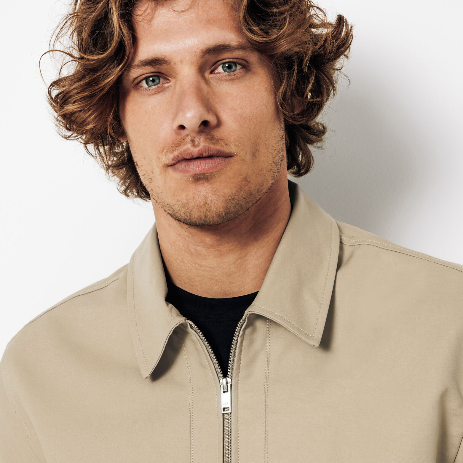 Blouson mi-saison col chemise