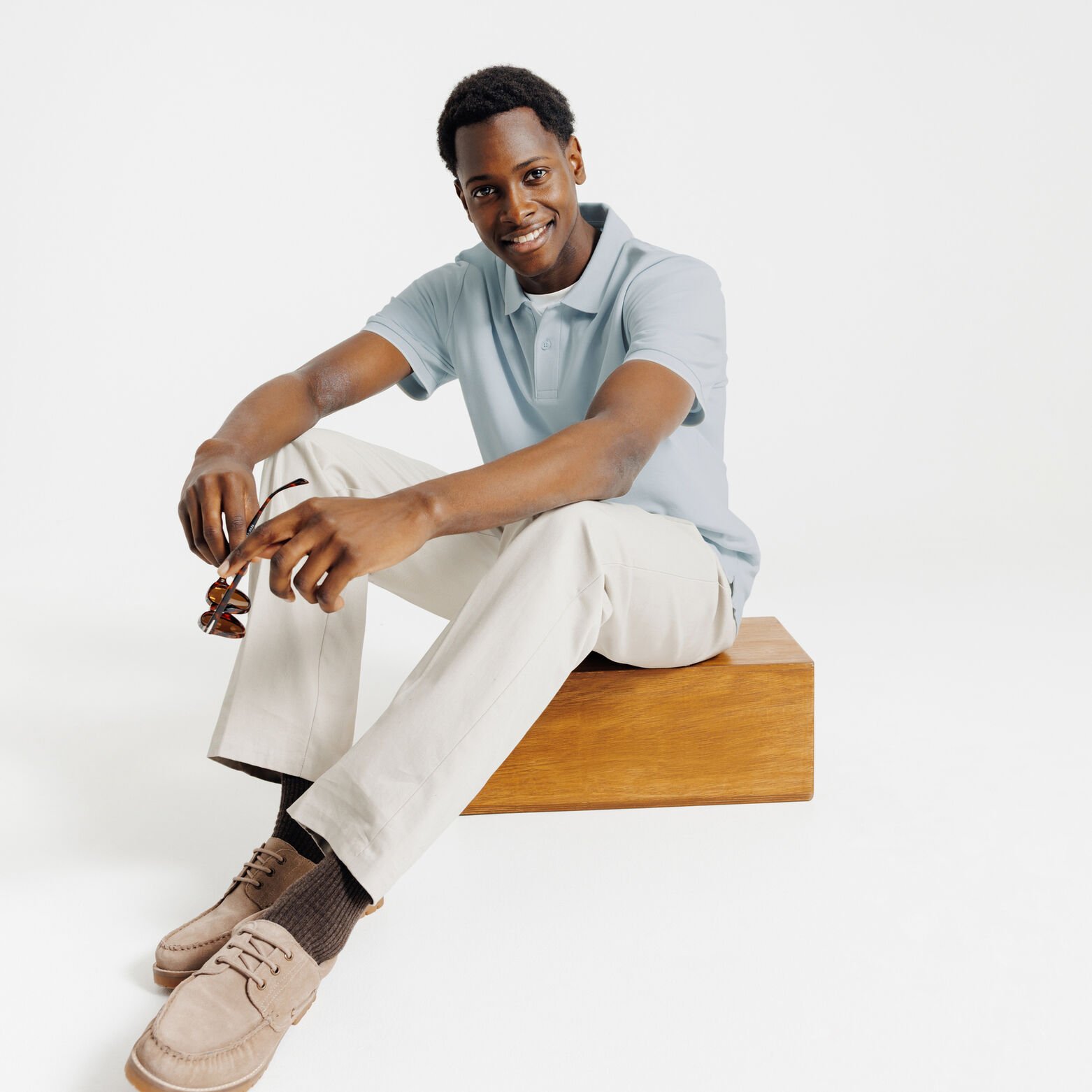 Polo manches courtes uni "le parfait by JULES"