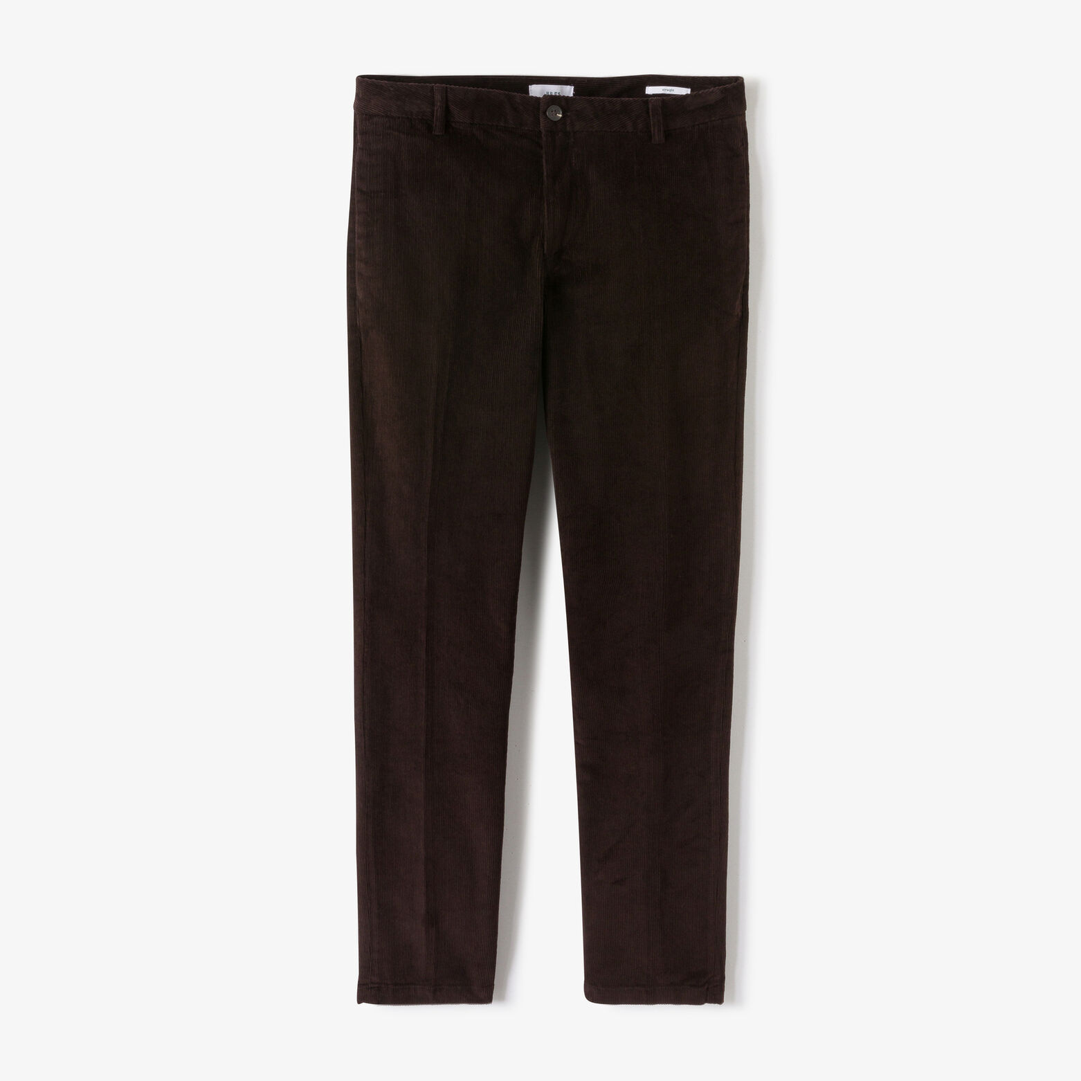 Pantalon chino straight velours