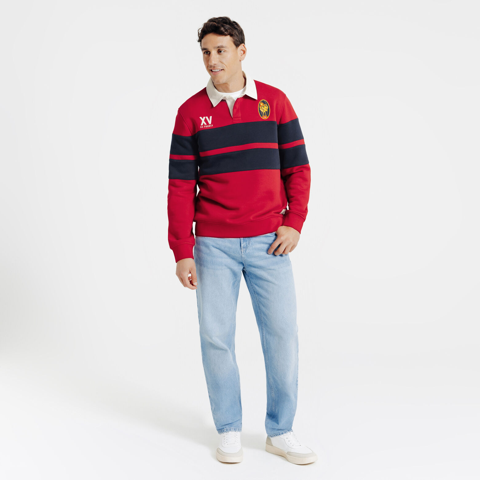 Polo manches longues licence France Rugby