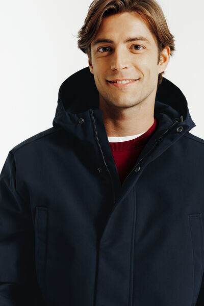 Parka courte &agrave; capuche