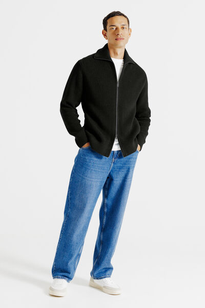 Gilet zipp&eacute; col camionneur