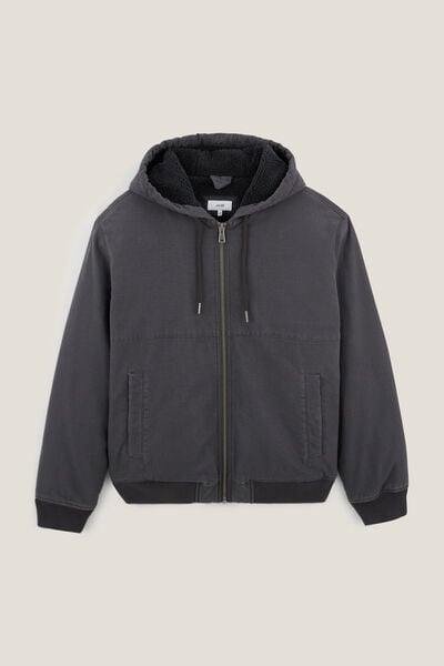 Blouson &agrave; capuche en coton