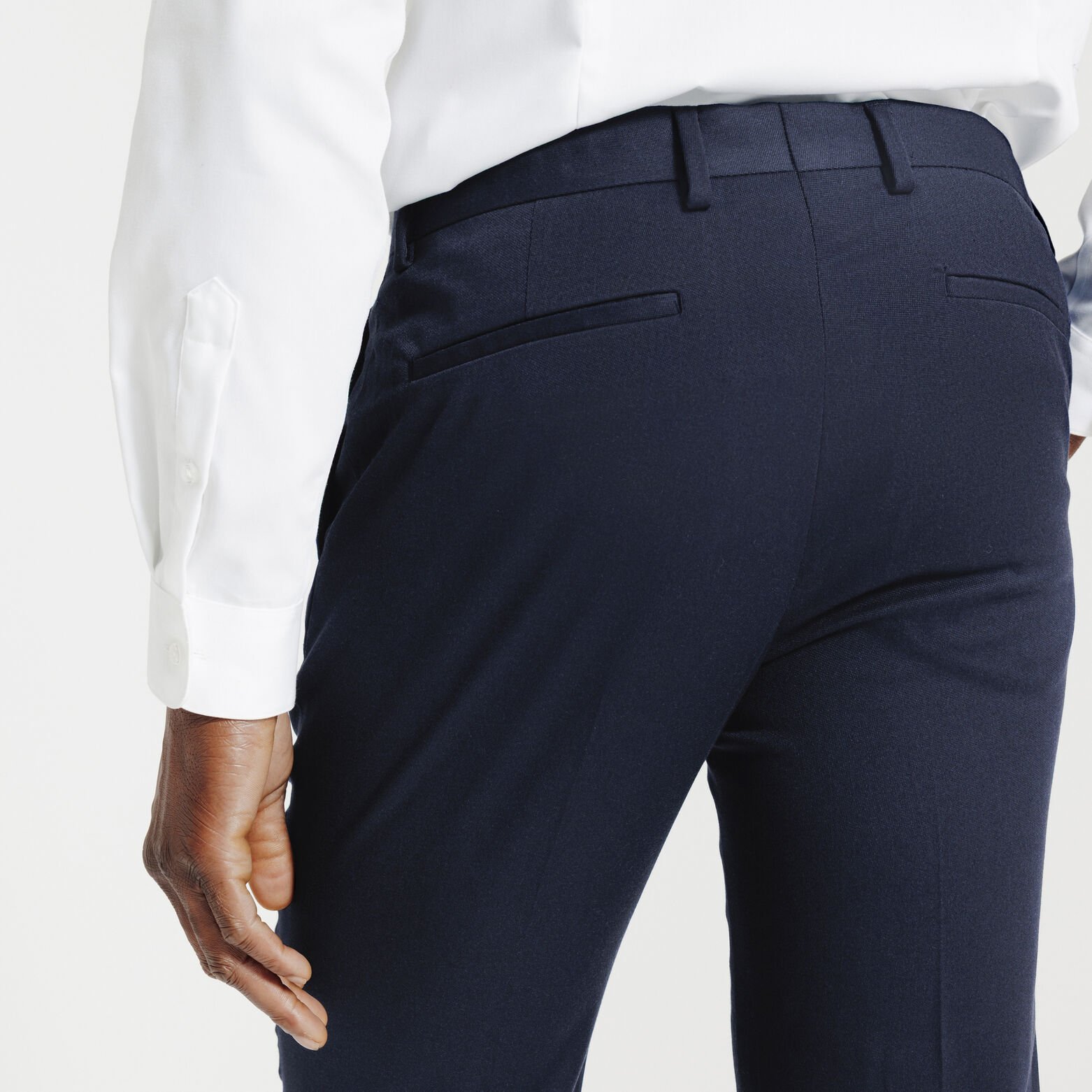 Pantalon de costume slim uni