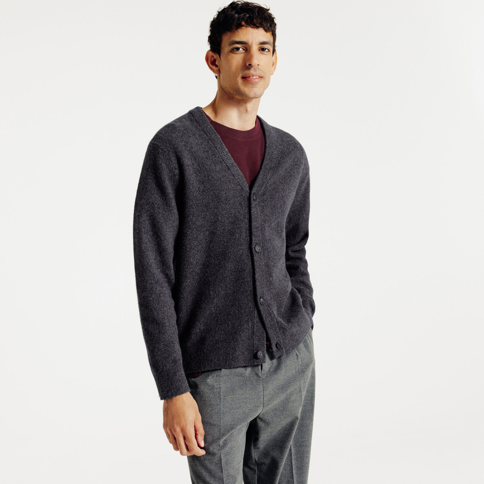 Gilet cardigan mousseux