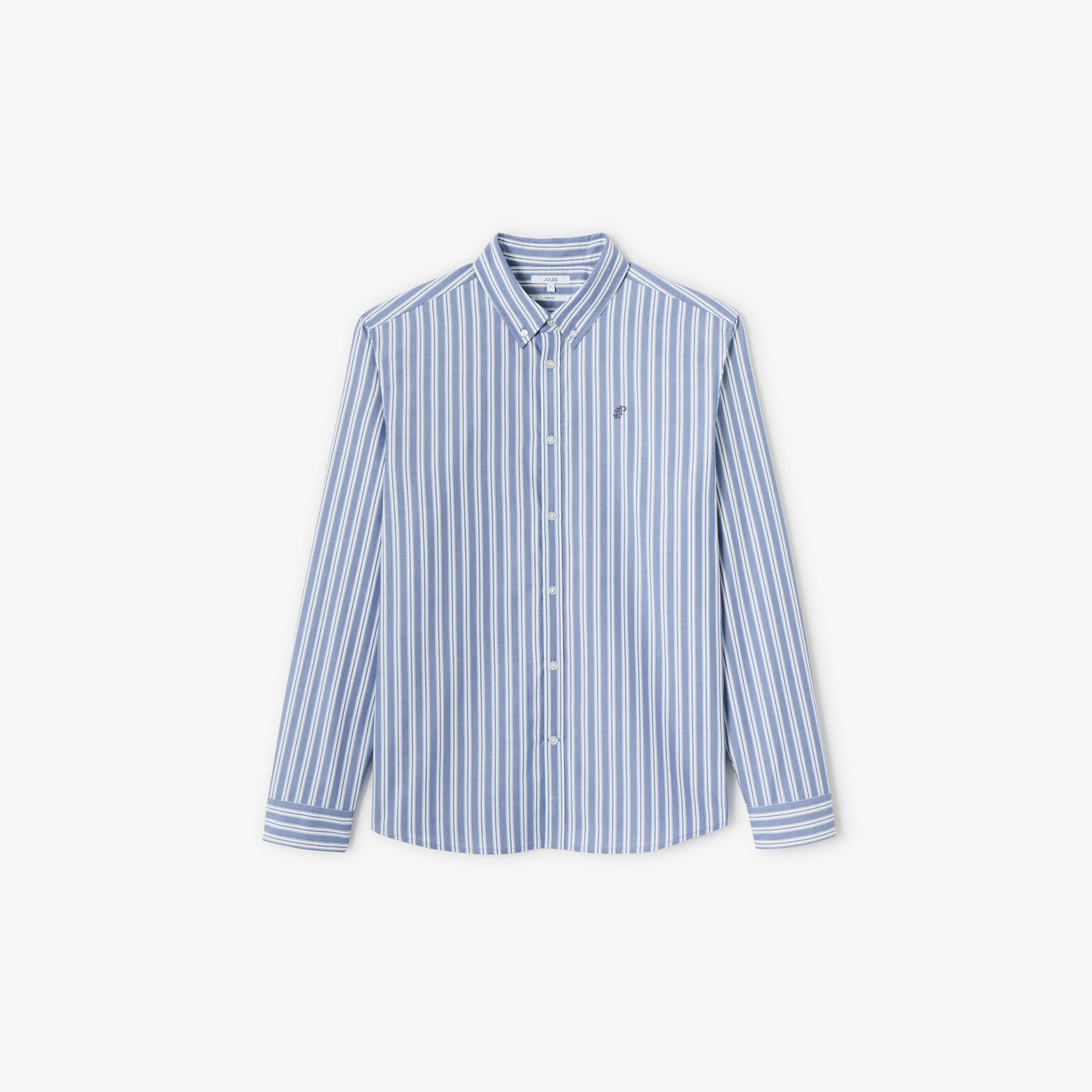 Gekleurd streepjeshemd in katoen