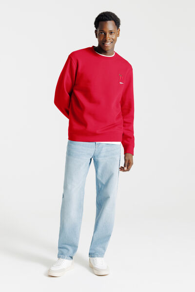 Sweat col rond animation Saint-Valentin