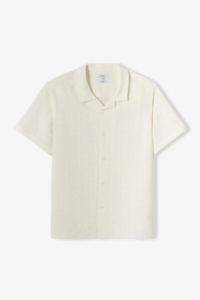 Chemisette en coton jacquard regular