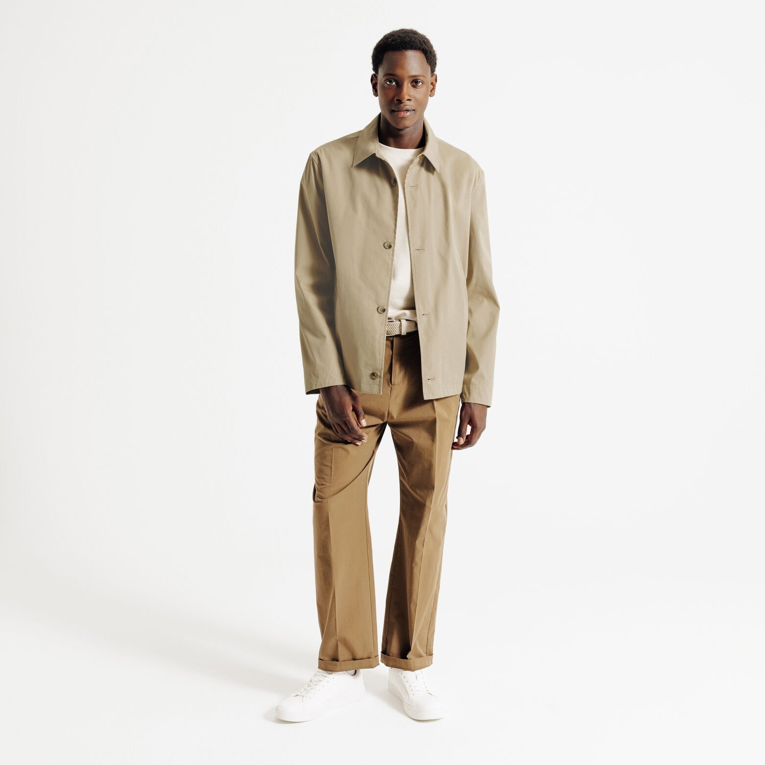 Veste mi-saison col chemise