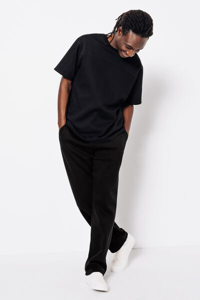 Jogging droit en molleton