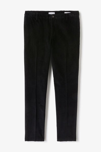 Pantalon chino straight velours